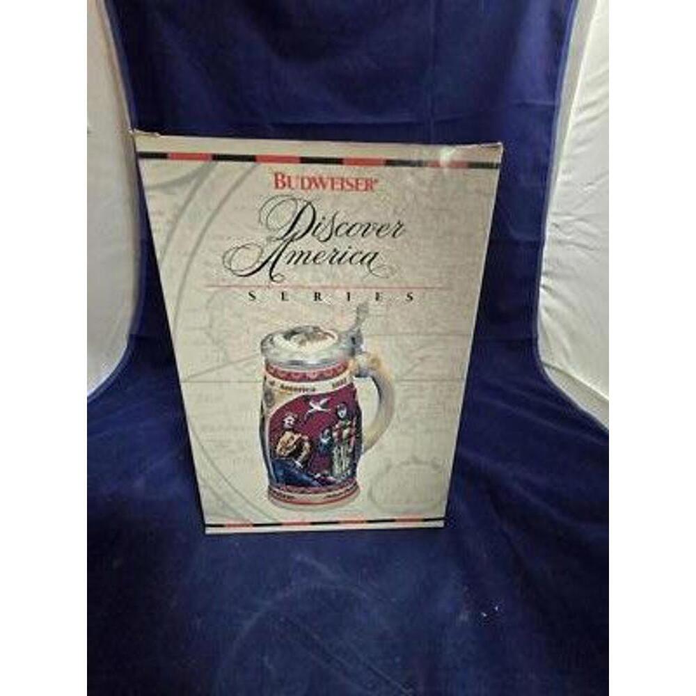 Budweiser Discover America Series Beer Stein 1992‎ Columbus Voyage Commemorative